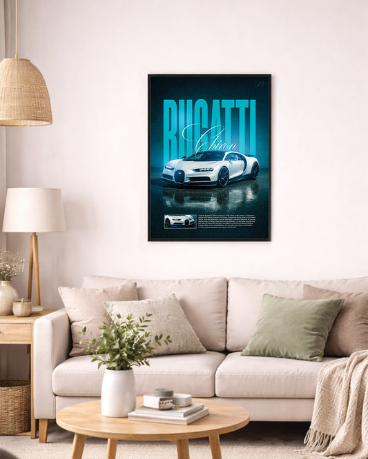 Bugatti Chiron Poster