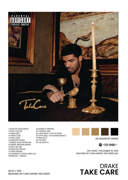 Drake Album Cover Light Up Poster