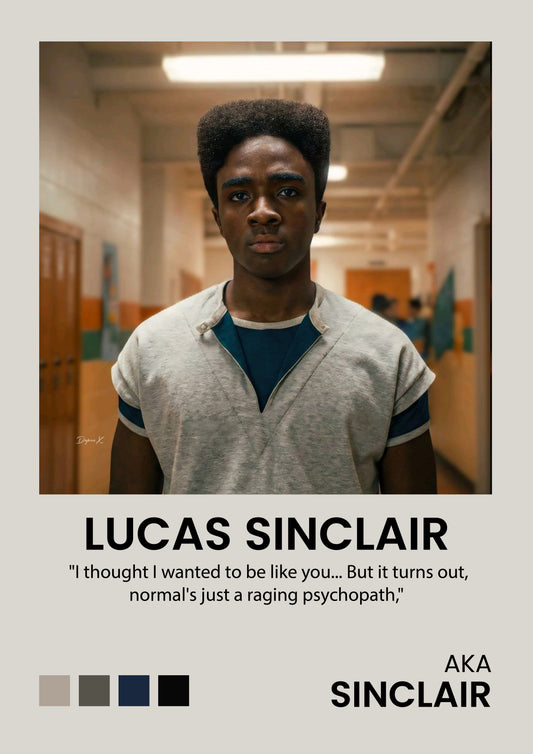 Lucas Sinclair Poster - Stranger Things