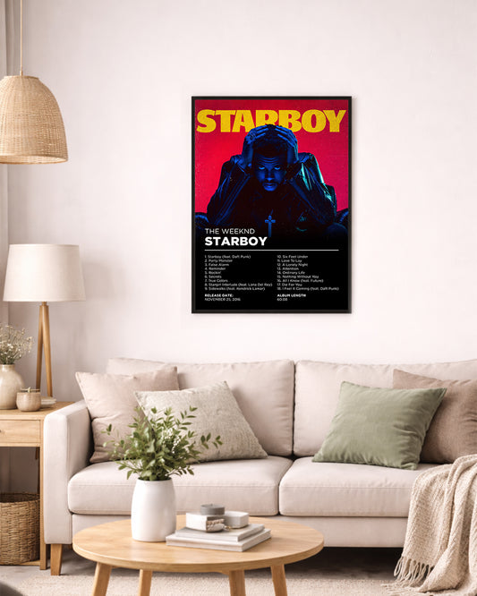 The Weeknd Starboy - Album Cover