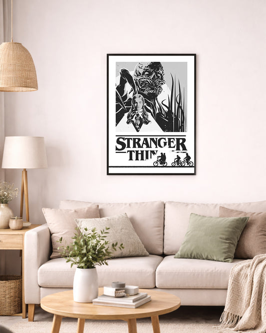 Shadows of the Upside Poster - Stranger Things