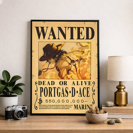 Portgas D Ace Wanted Poster  - Anime