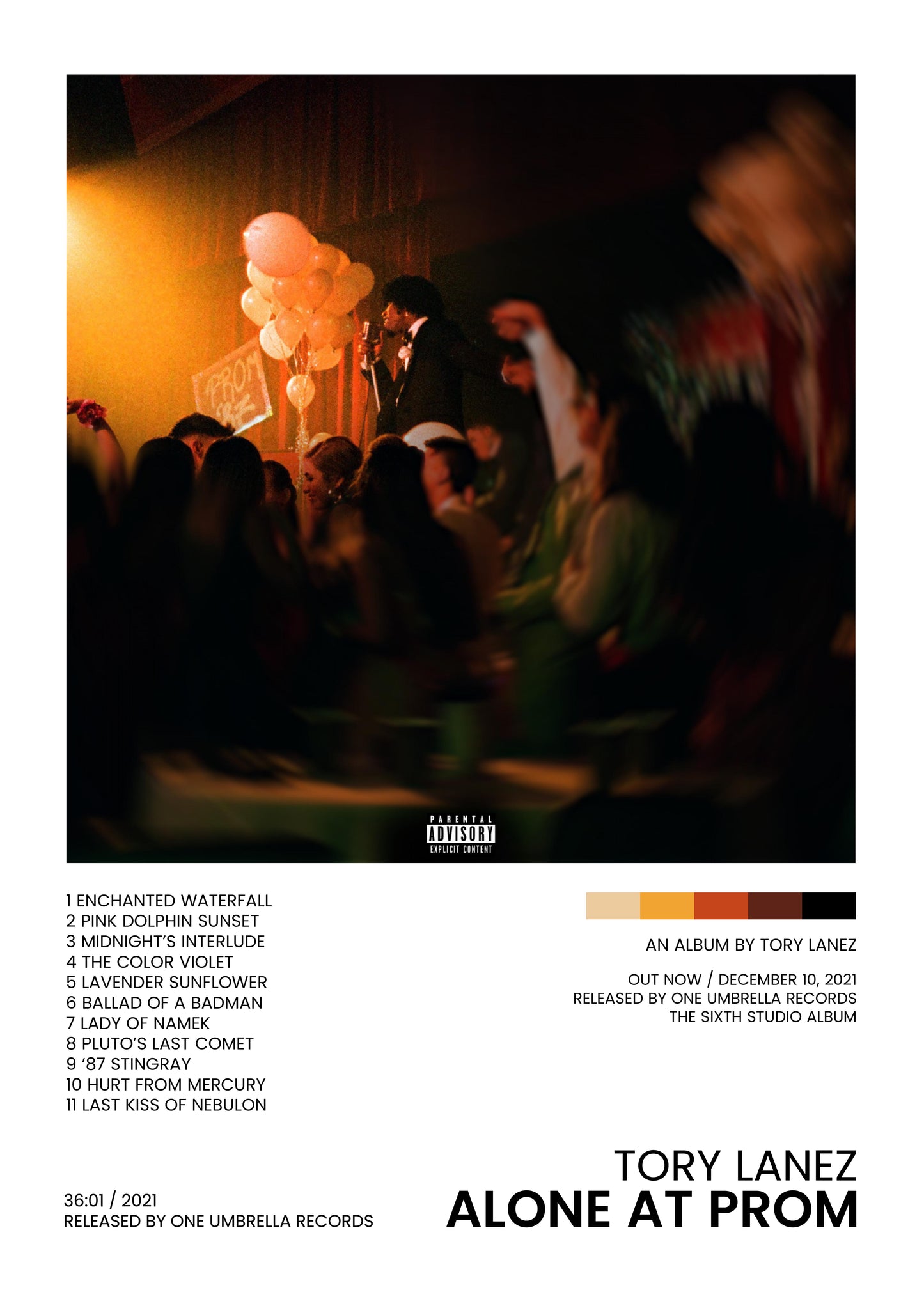 Tory Lanez Alone At Prom - Album Cover