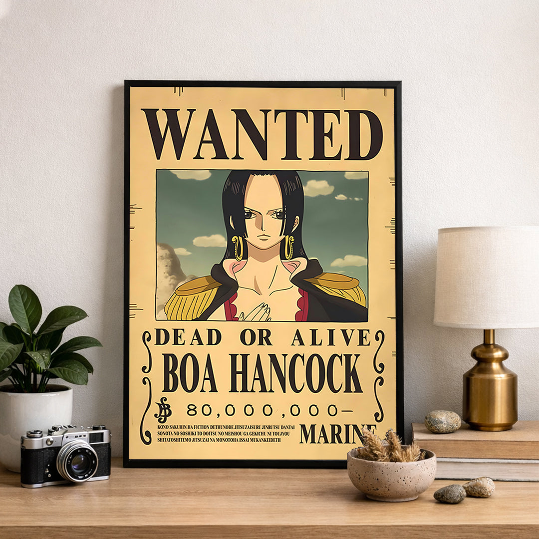 Boa Hancock Wanted Poster  - Anime