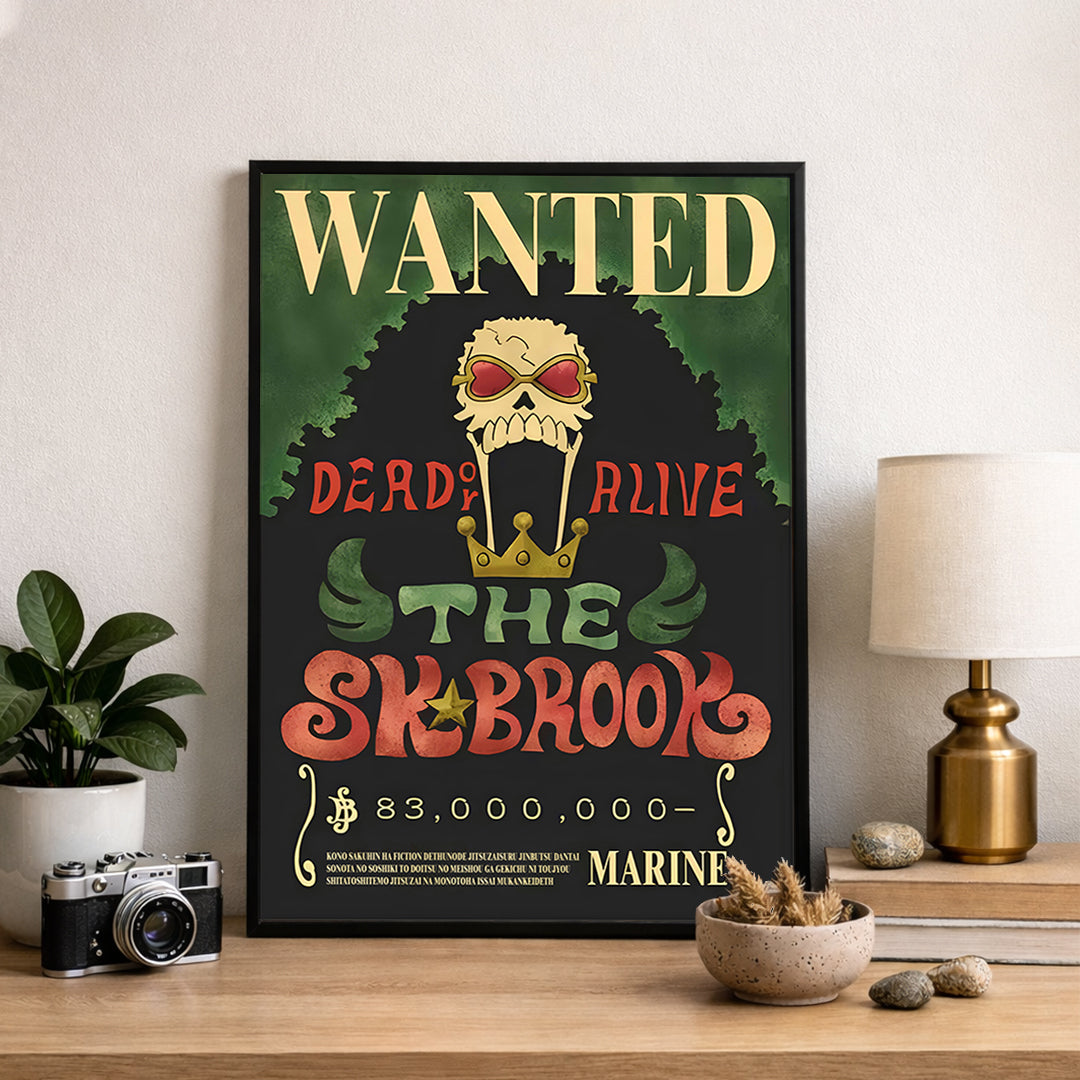 Brook Wanted Poster  - Anime