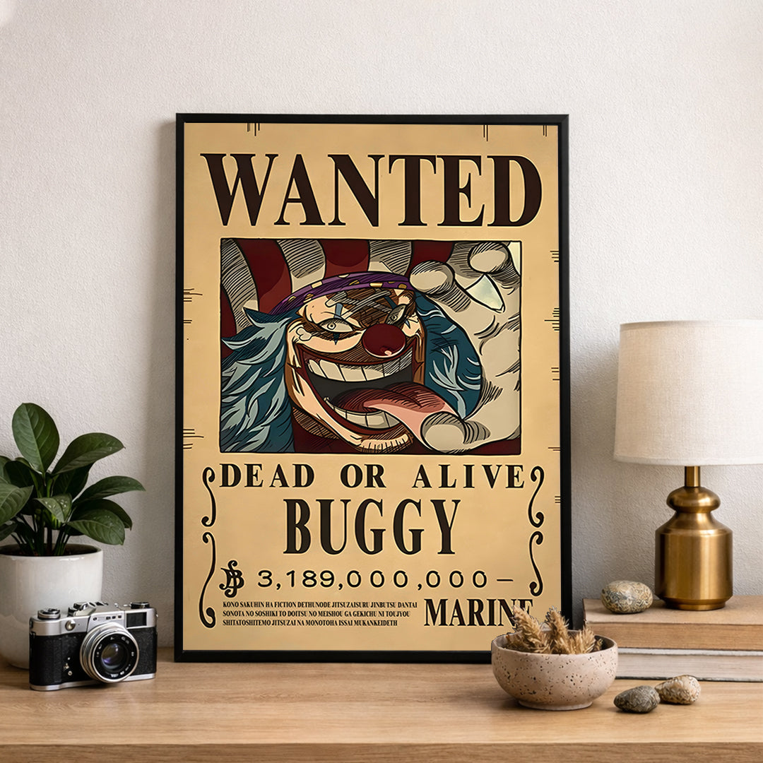 Buggy Wanted Poster  - Anime