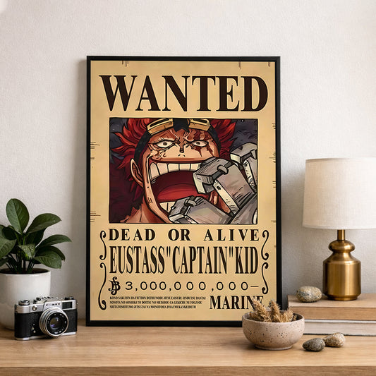 Captain Kid Wanted Poster  - Anime