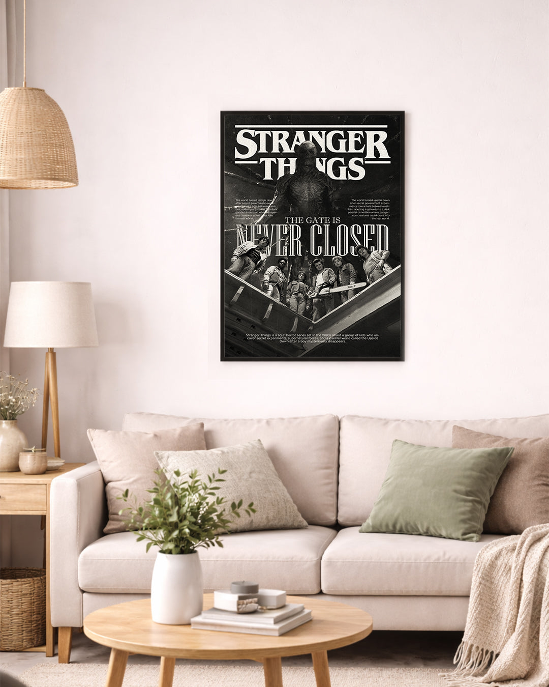 The Gate Is Never Closed Poster - Stranger Things