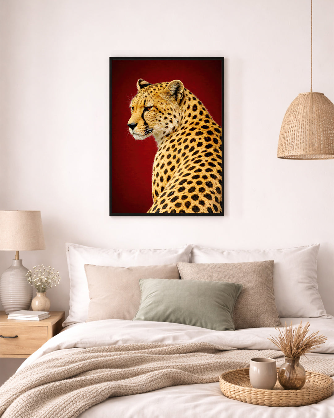 Crimson Cheetah - Minimalist