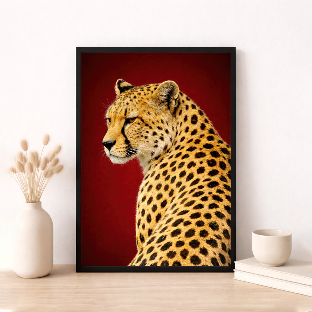 Crimson Cheetah - Minimalist