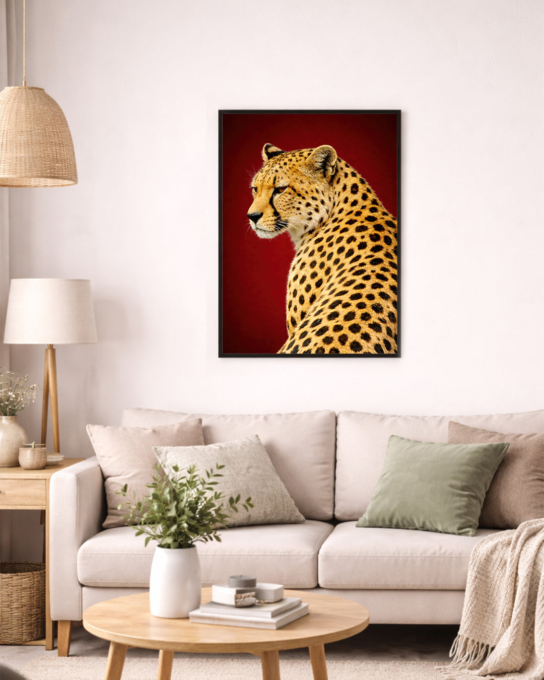 Crimson Cheetah - Minimalist