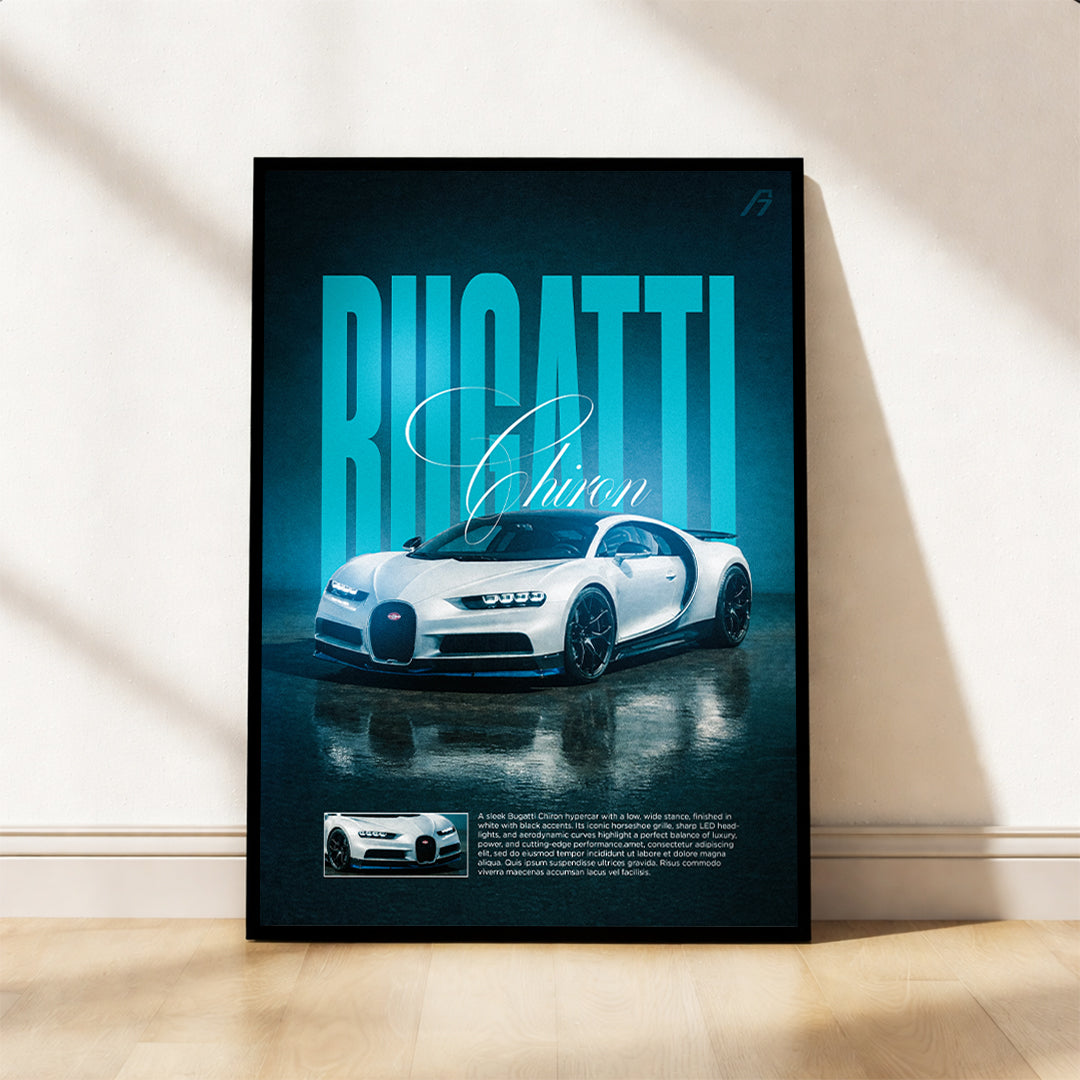 Bugatti Chiron Poster