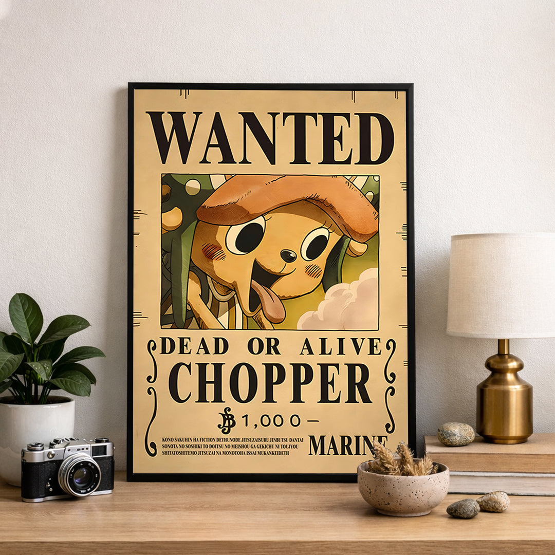 Chopper Wanted Poster  - Anime