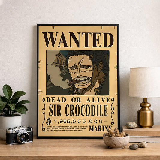 Crocodile Wanted Poster  - Anime