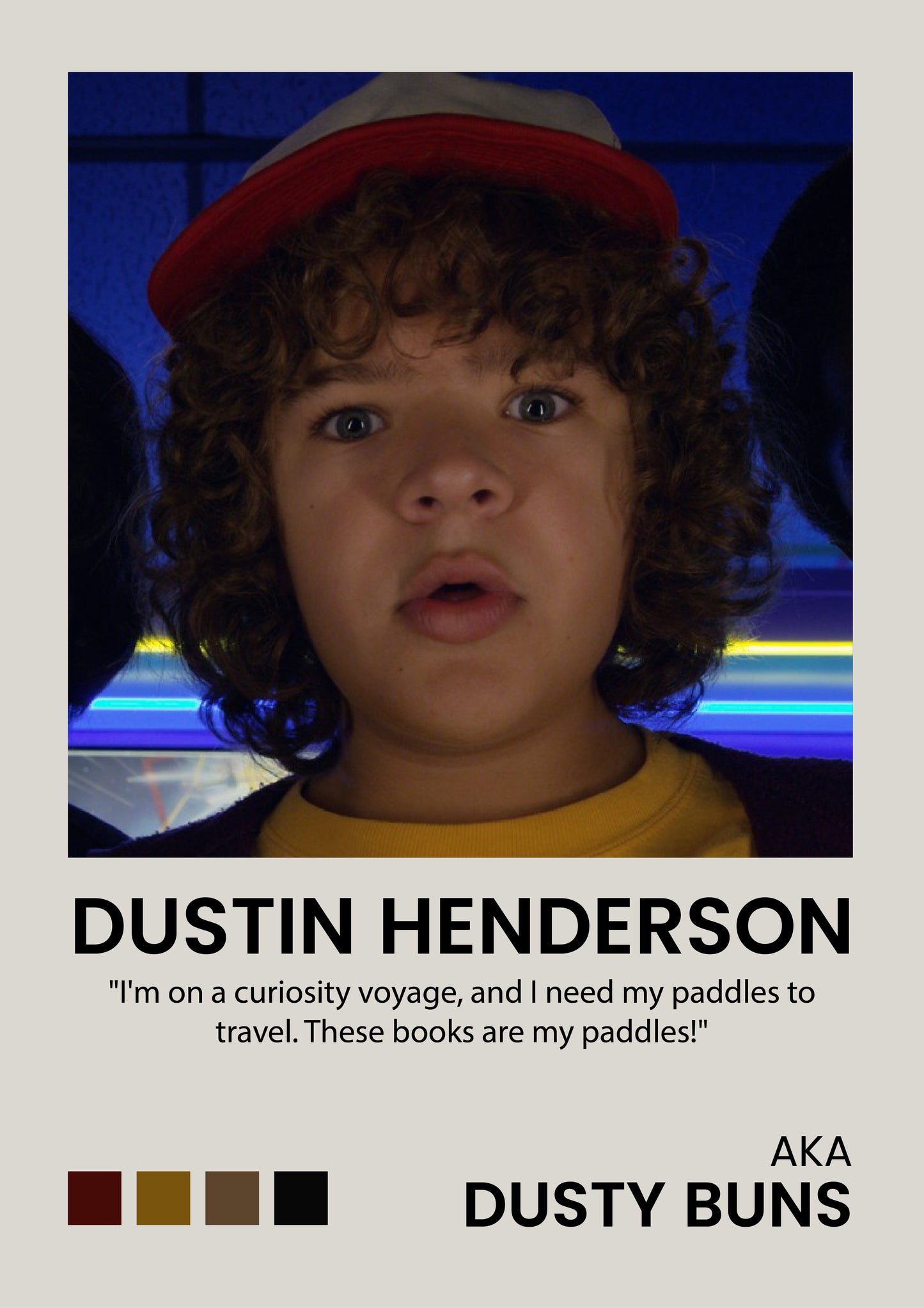 Dustin Henderson Poster - Stranger Things