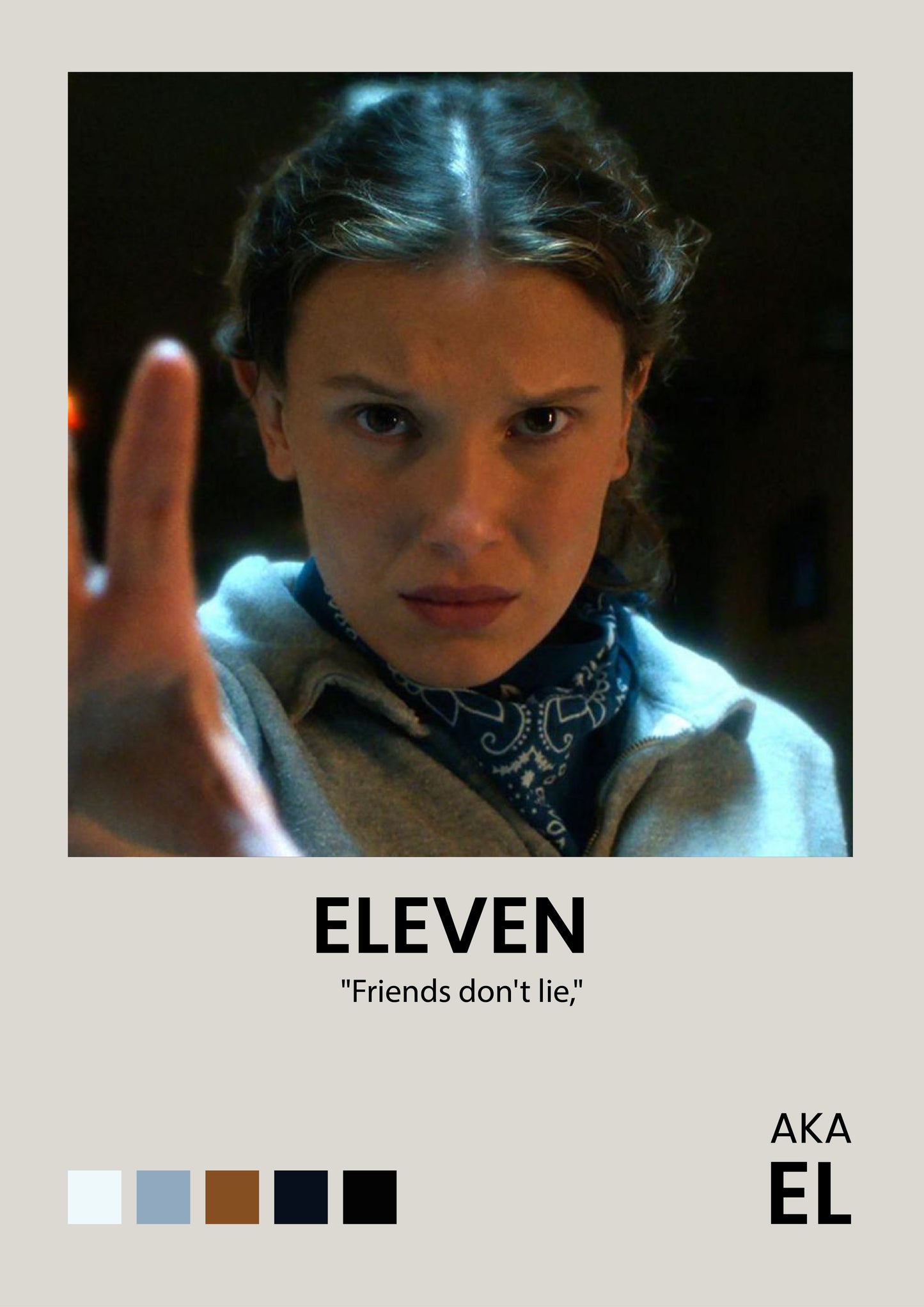 Eleven Poster - Stranger Things