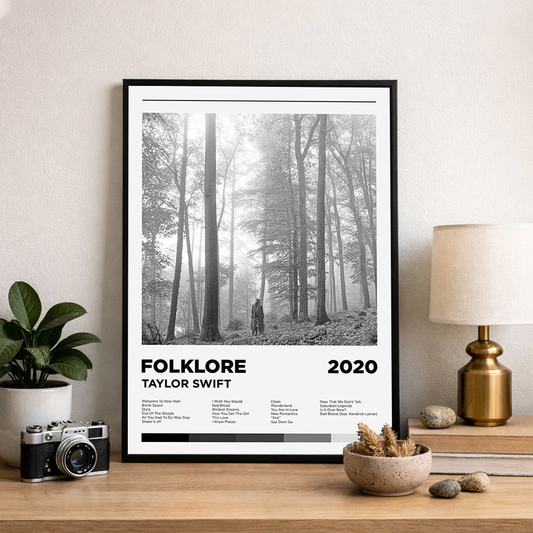 Taylor Swift Folklore - Album Cover
