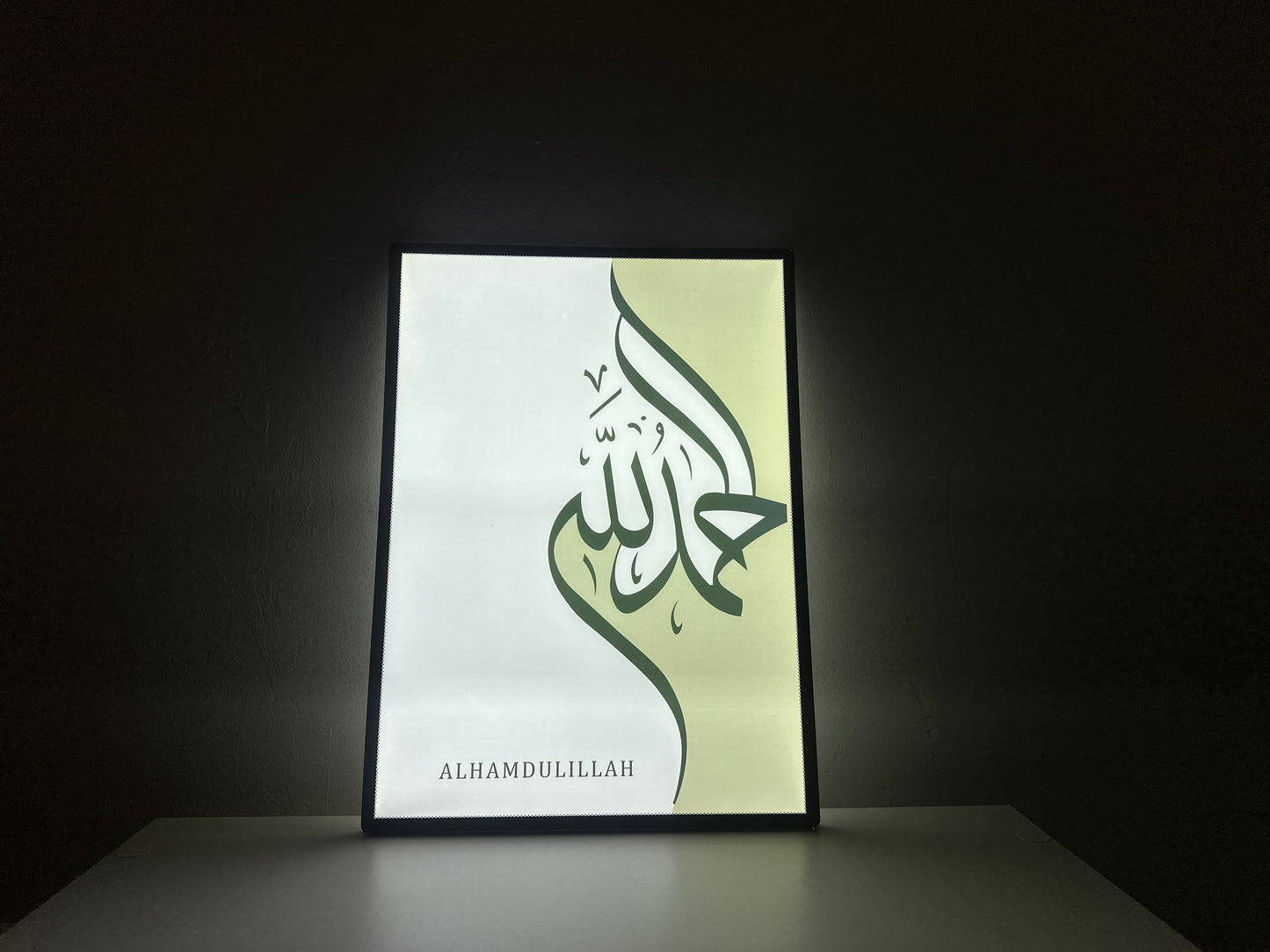 Islamic الحمد لله Light Up Poster