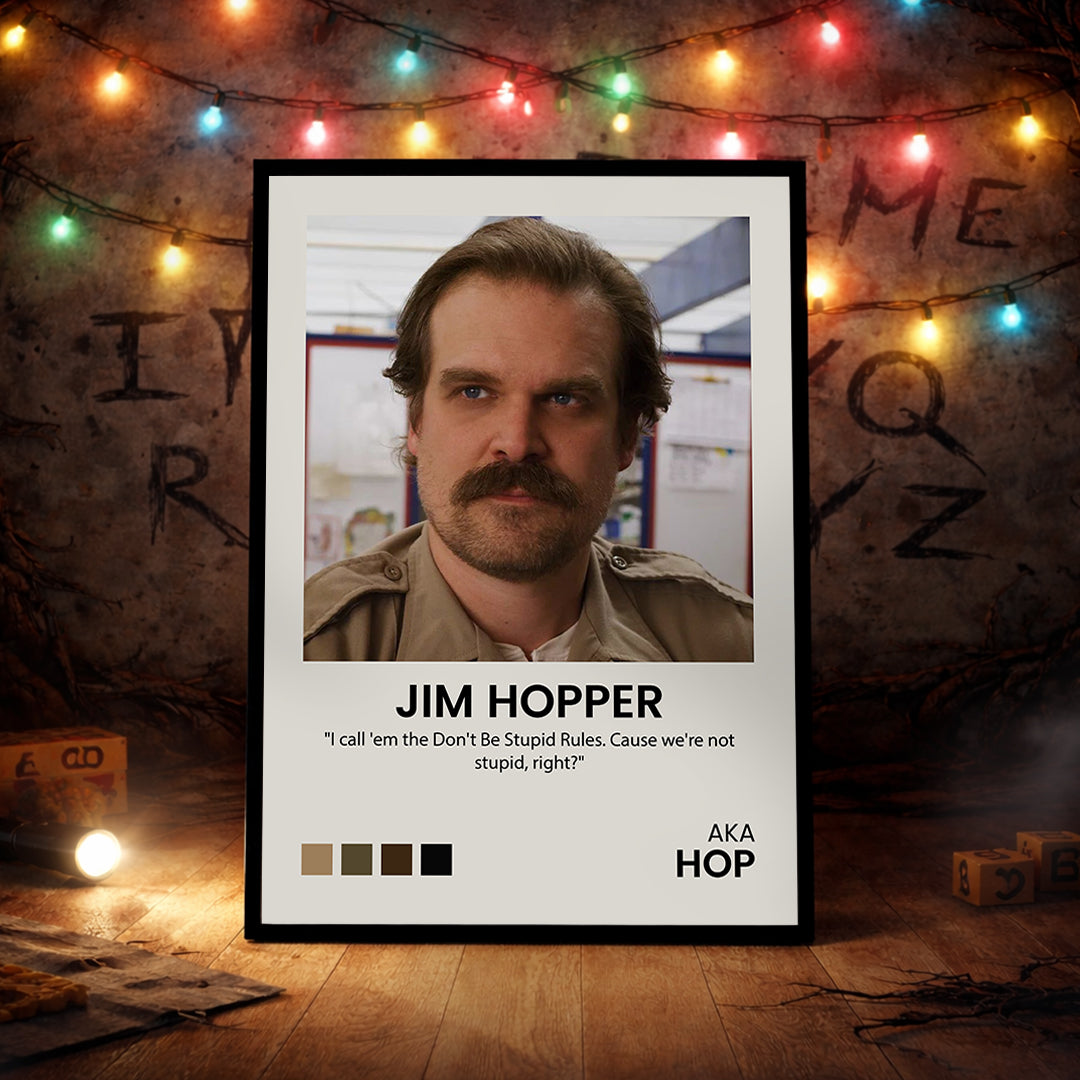 Jim Hopper Poster - Stranger Things