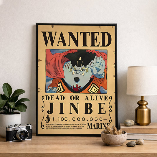 Jinbe Wanted Poster  - Anime