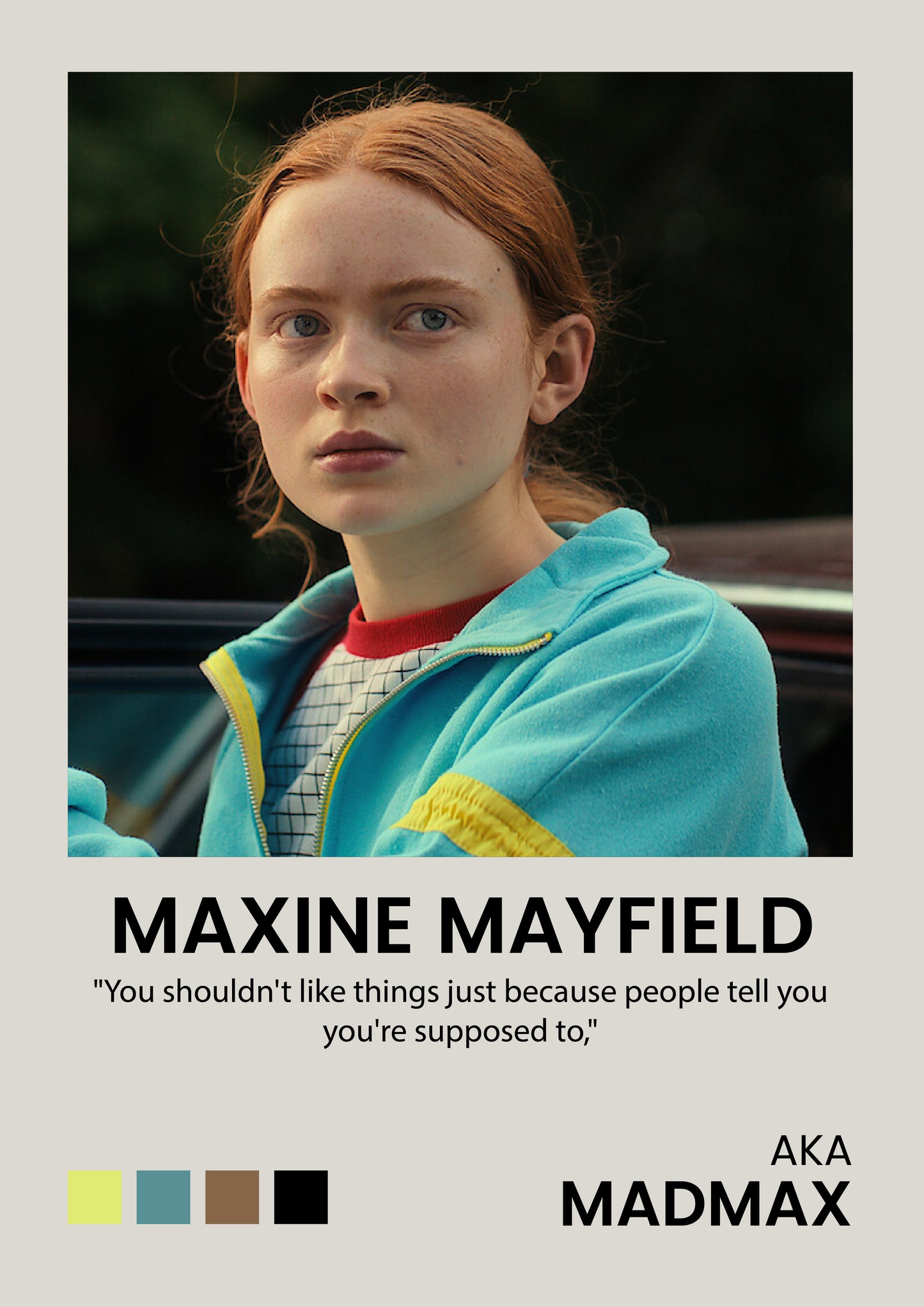 Max Mayfield Poster - Stranger Things
