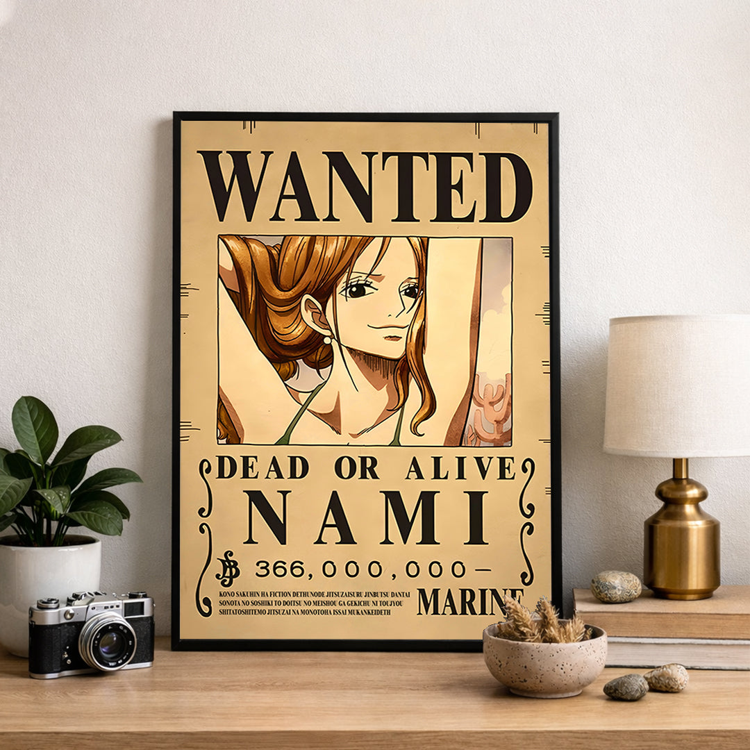 Nami Wanted Poster  - Anime