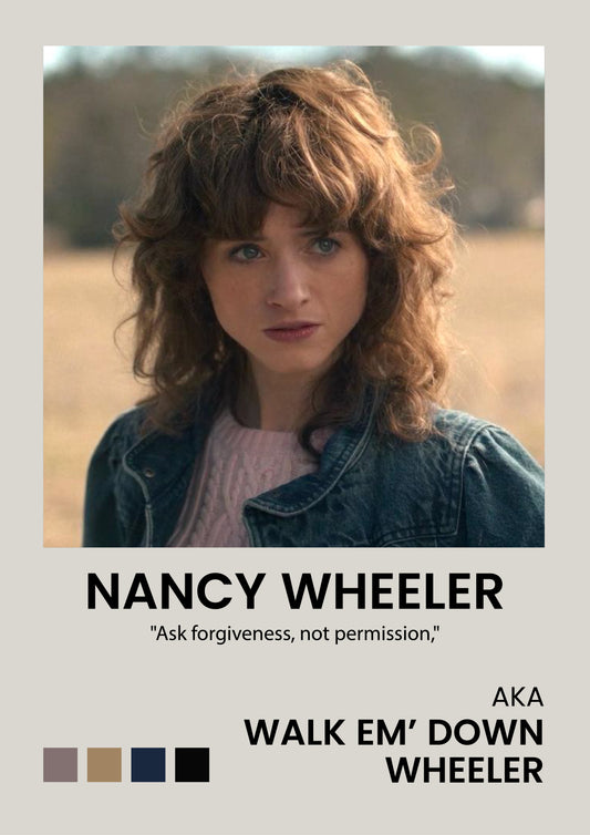 Nancy Wheeler Poster - Stranger Things
