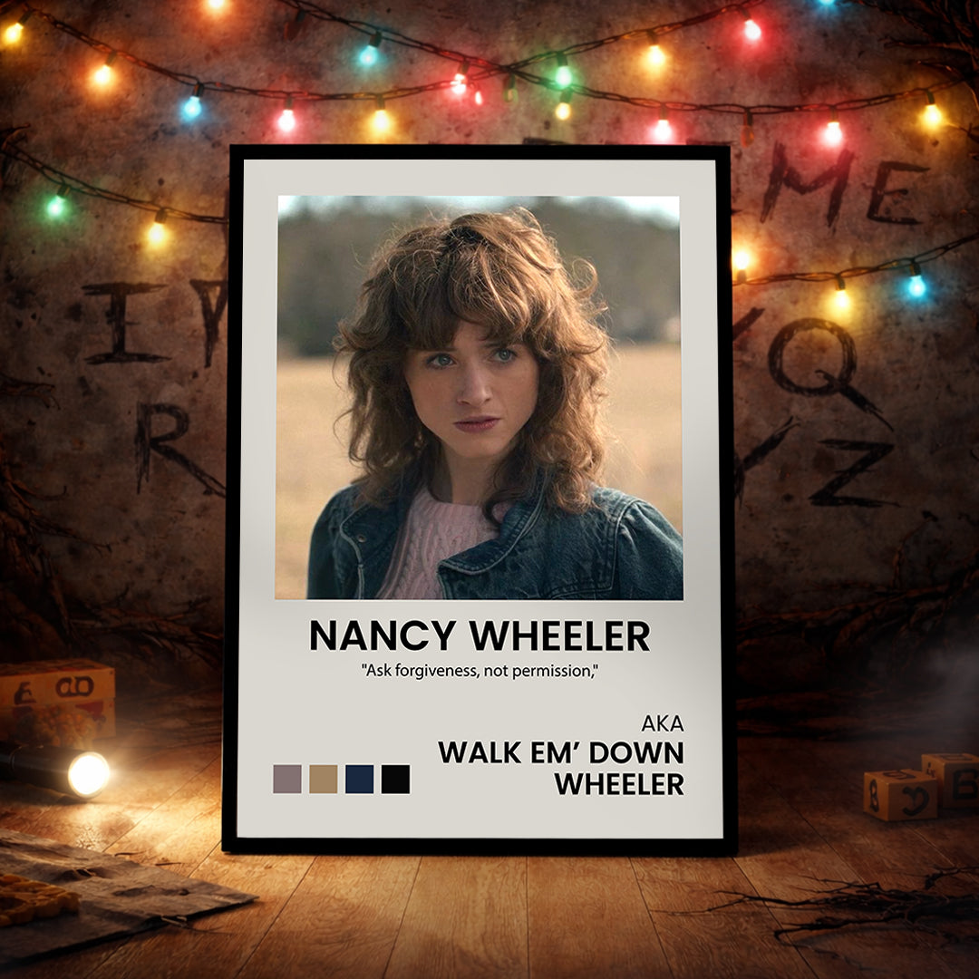 Nancy Wheeler Poster - Stranger Things