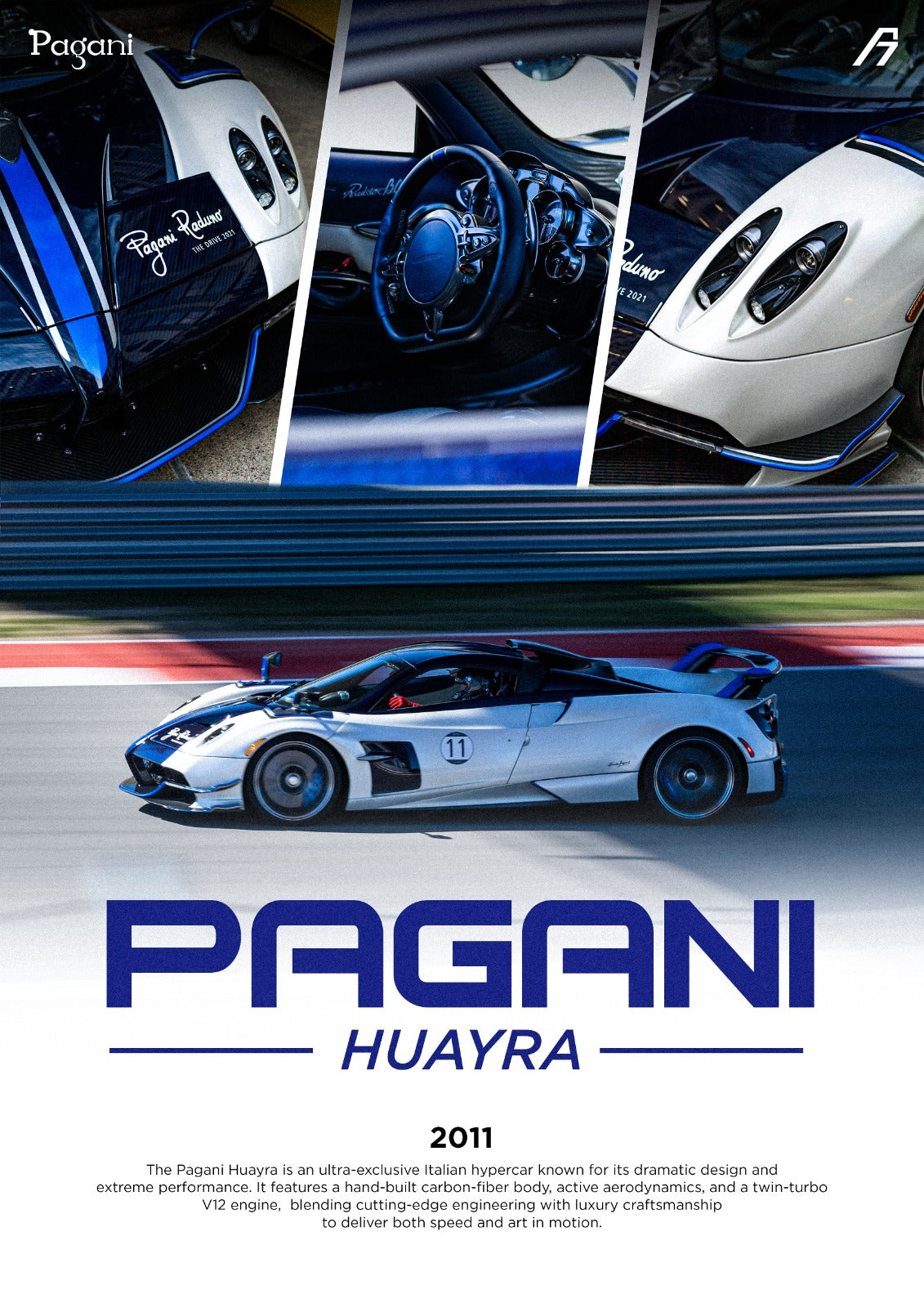 Pagani Huayra Poster (2011)