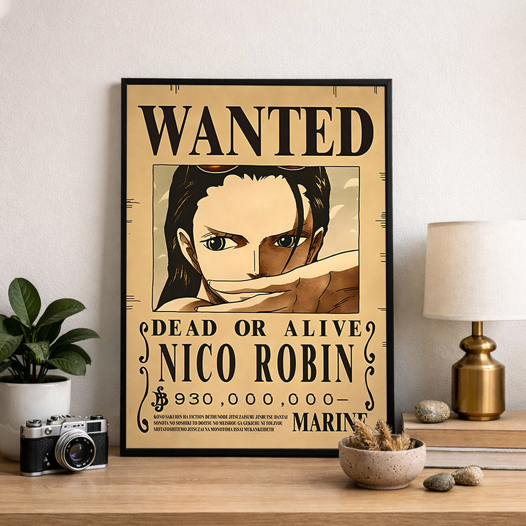 Nico Robin Wanted Poster  - Anime