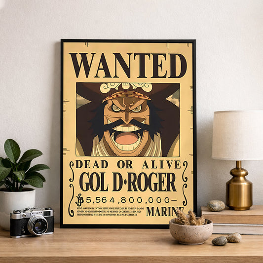 Gold D. Roger Wanted Poster  - Anime