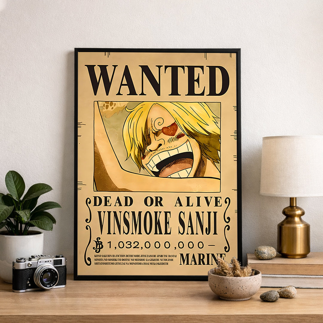 Sanji Wanted Poster  - Anime