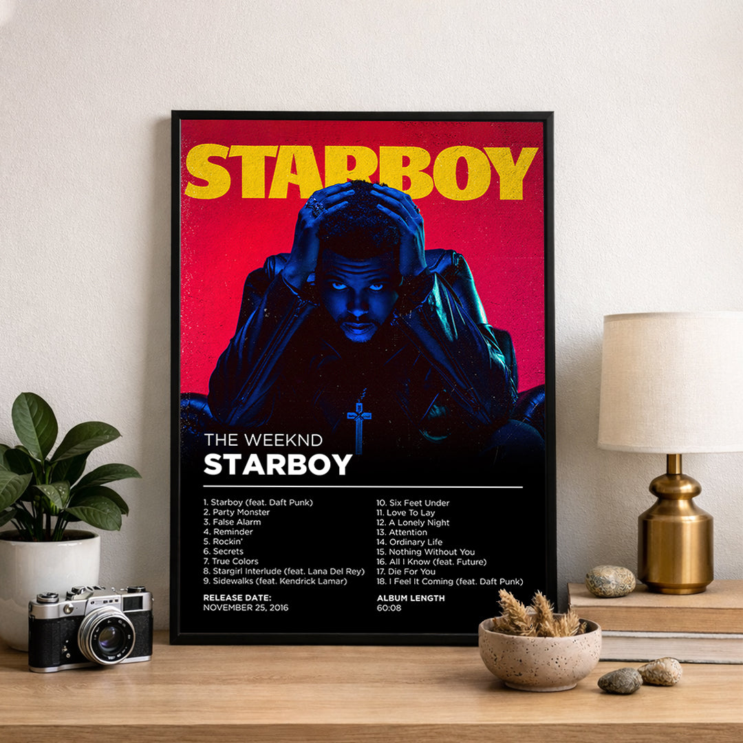 The Weeknd Starboy - Album Cover