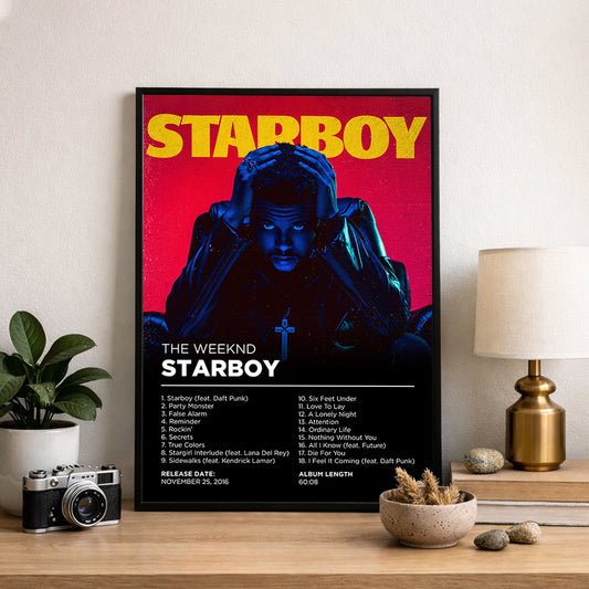 The Weeknd Starboy - Album Cover