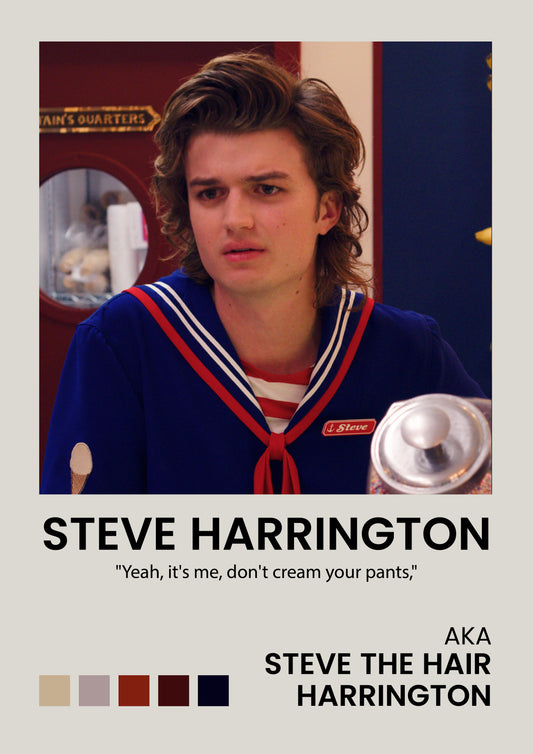 Steve Harrington Poster - Stranger Things