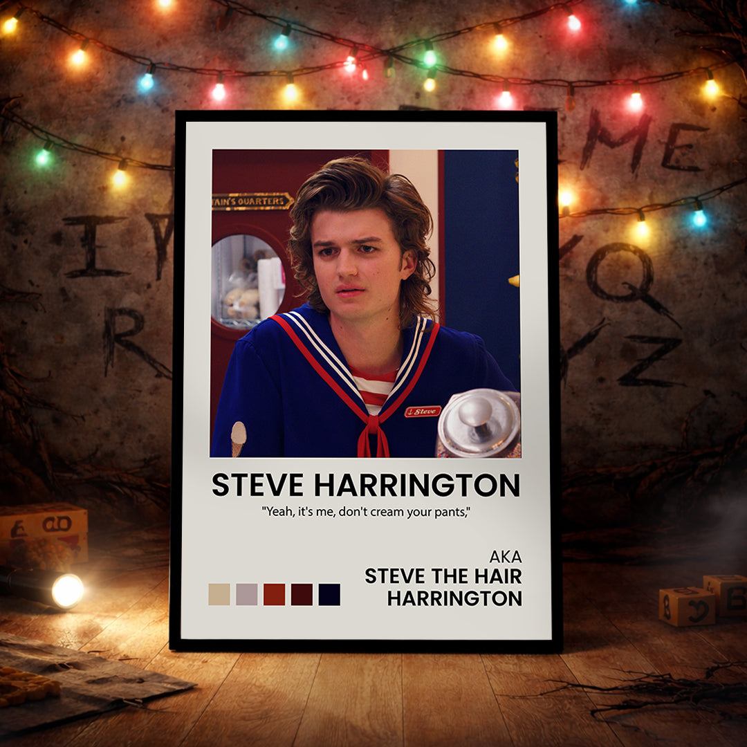 Steve Harrington Poster - Stranger Things