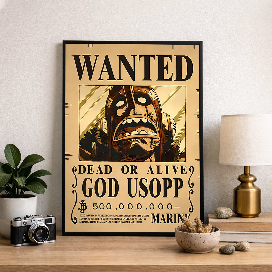 Usopp Wanted Poster  - Anime