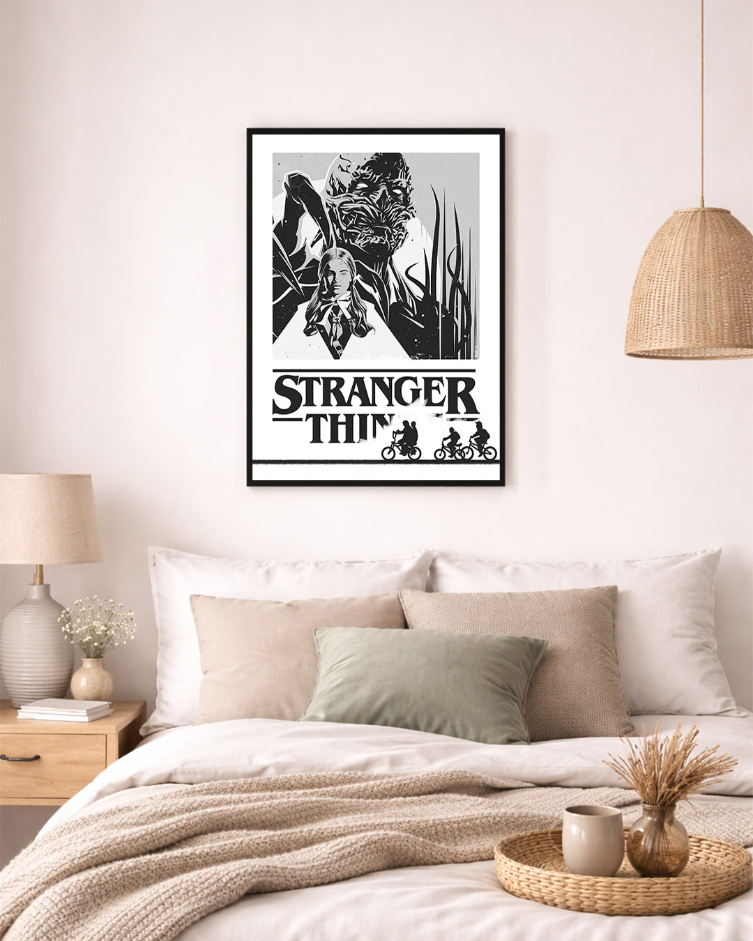 Shadows of the Upside Poster - Stranger Things